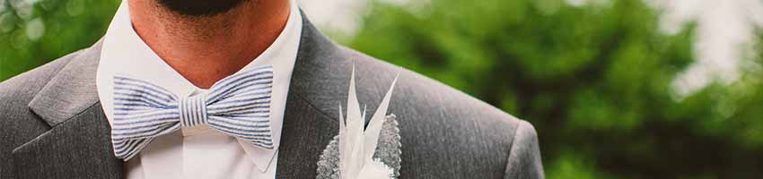 Le nœud papillon de mariage