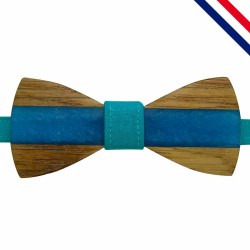 Nœud papillon en bois pour enfant - La rivière - Pommard