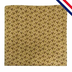 Pochette de costume camel à motif palme - Beaune