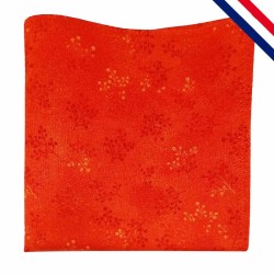 Pochette de costume orange - Corgoloin